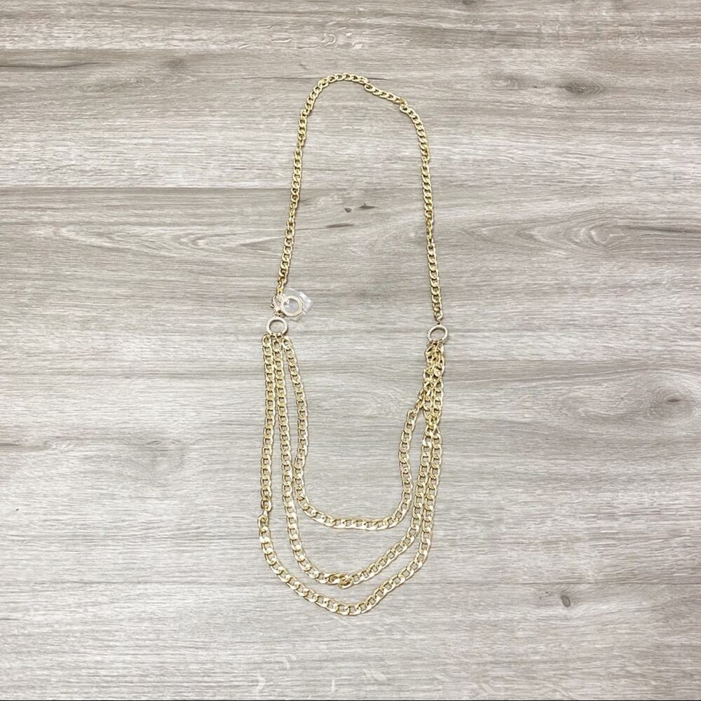 Gold Layered Chain Necklace